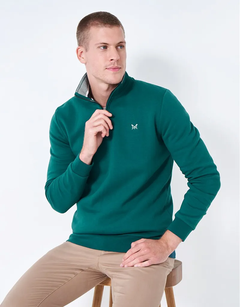 Crew Classic Half Zip Sweat Atlantic-2