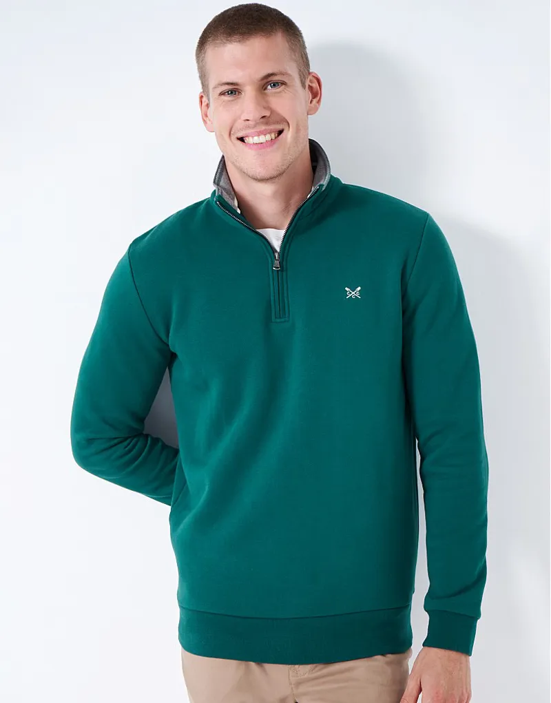 Crew Classic Half Zip Sweat Atlantic-5
