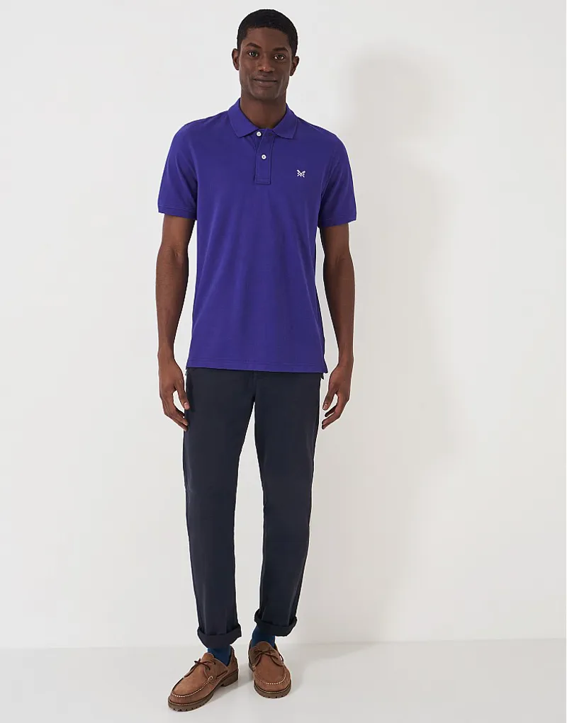 Classic Pique Polo Heritage Marine-1