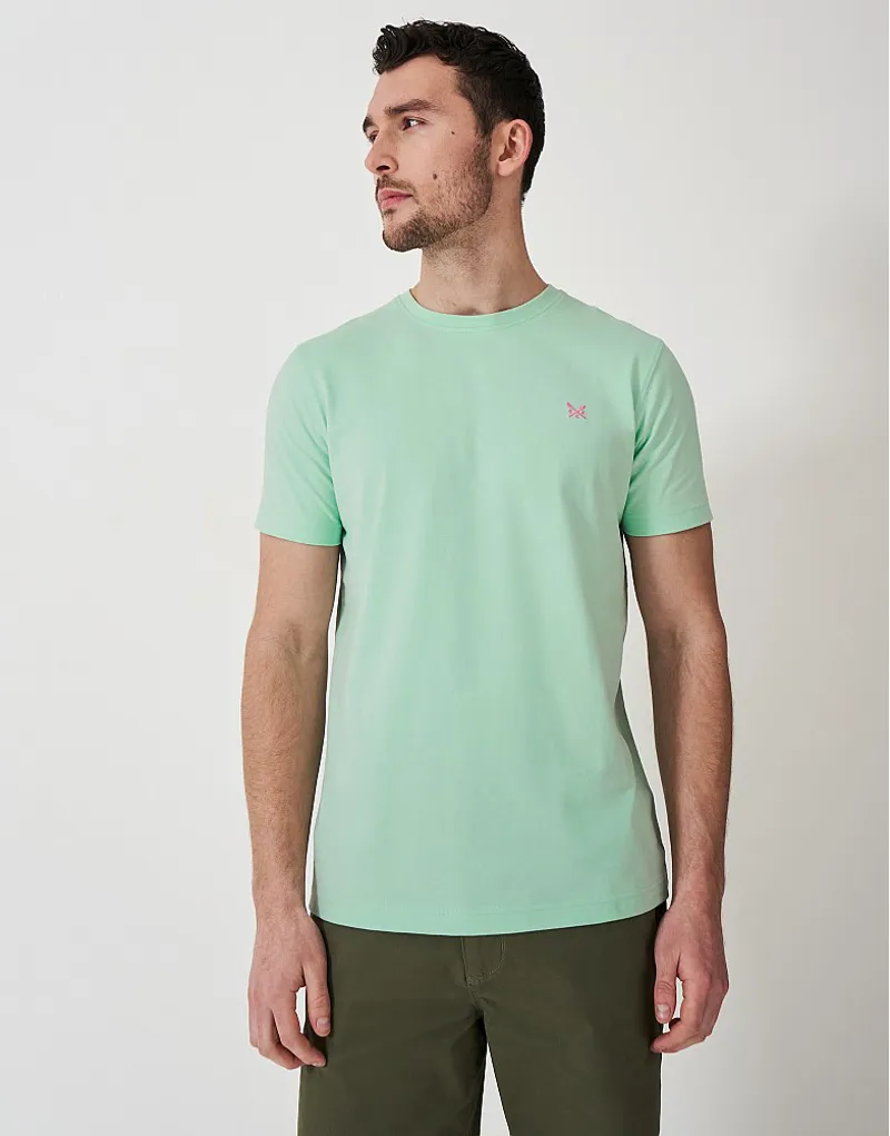 Crew Classic Tee Mist Green-2
