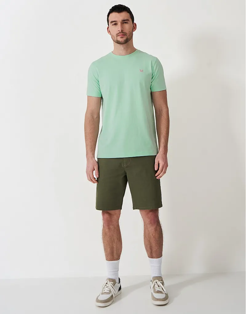 Crew Classic Tee Mist Green-3