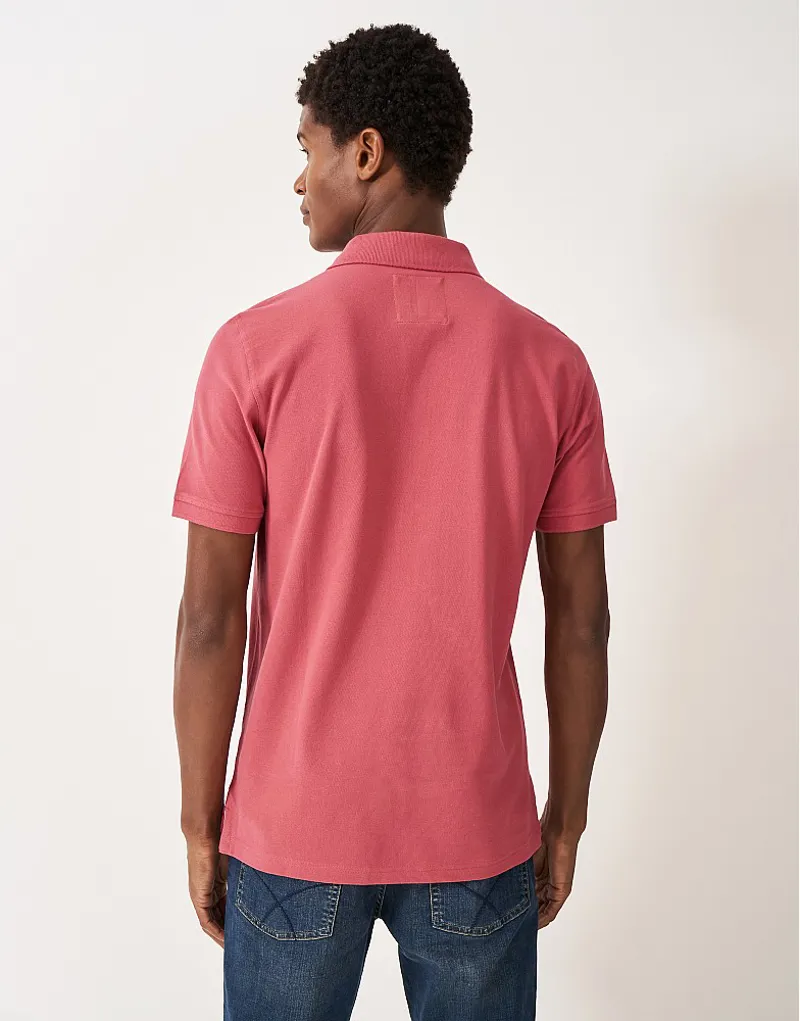 Crew Classic Pique Polo Summer Berry-3