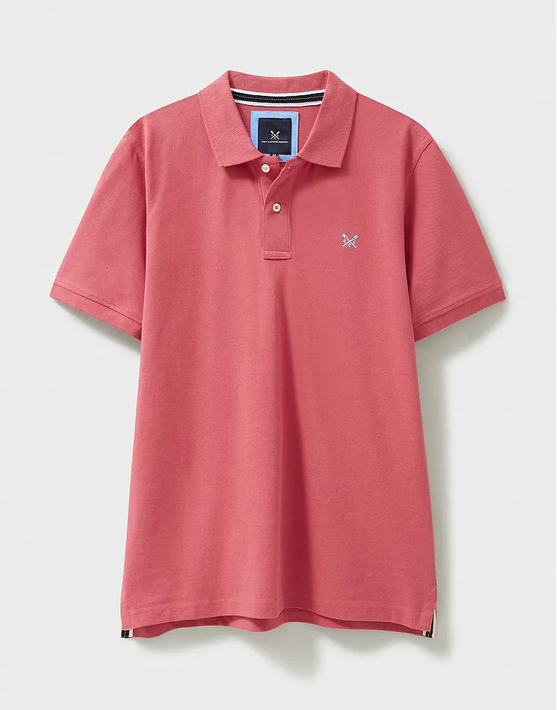 Crew Classic Pique Polo Summer Berry-5