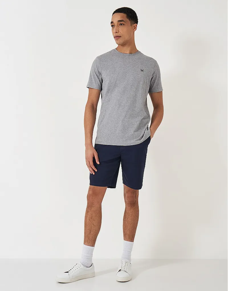 Crew Bermuda Chino Stretch Shorts Heritage Dark Navy-3