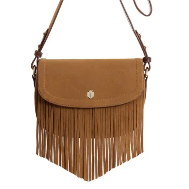 Fairfax and Favor Nashville Saddlebag Tan Suede