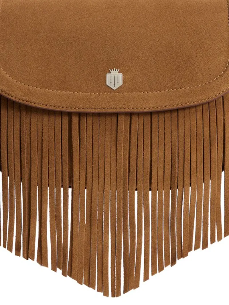 Fairfax and Favor Nashville Saddlebag Tan Suede-3