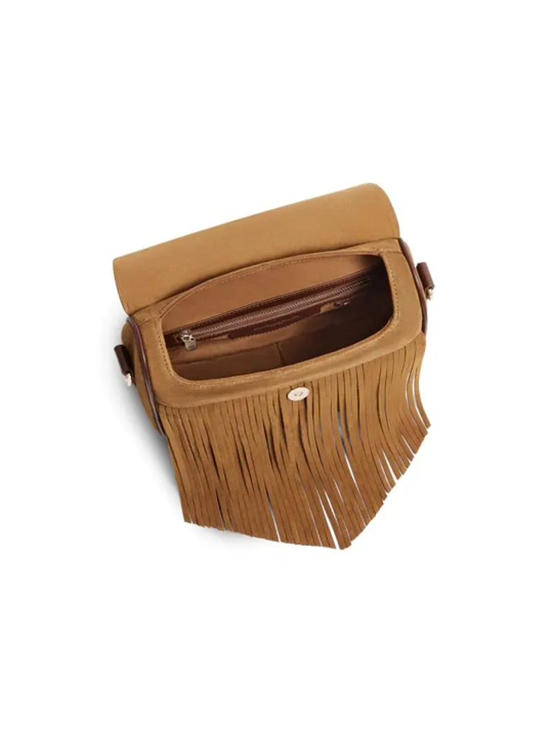 Fairfax and Favor Nashville Saddlebag Tan Suede-5