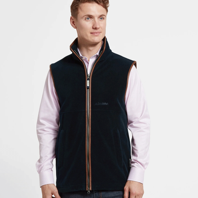 Schoffel Oakham Fleece Gilet Navy-7