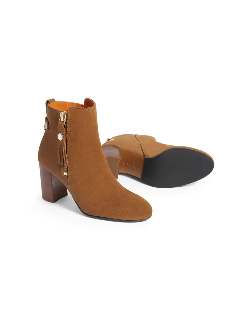 Fairfax and Favor Oakham Ankle Boots Tan Suede-2