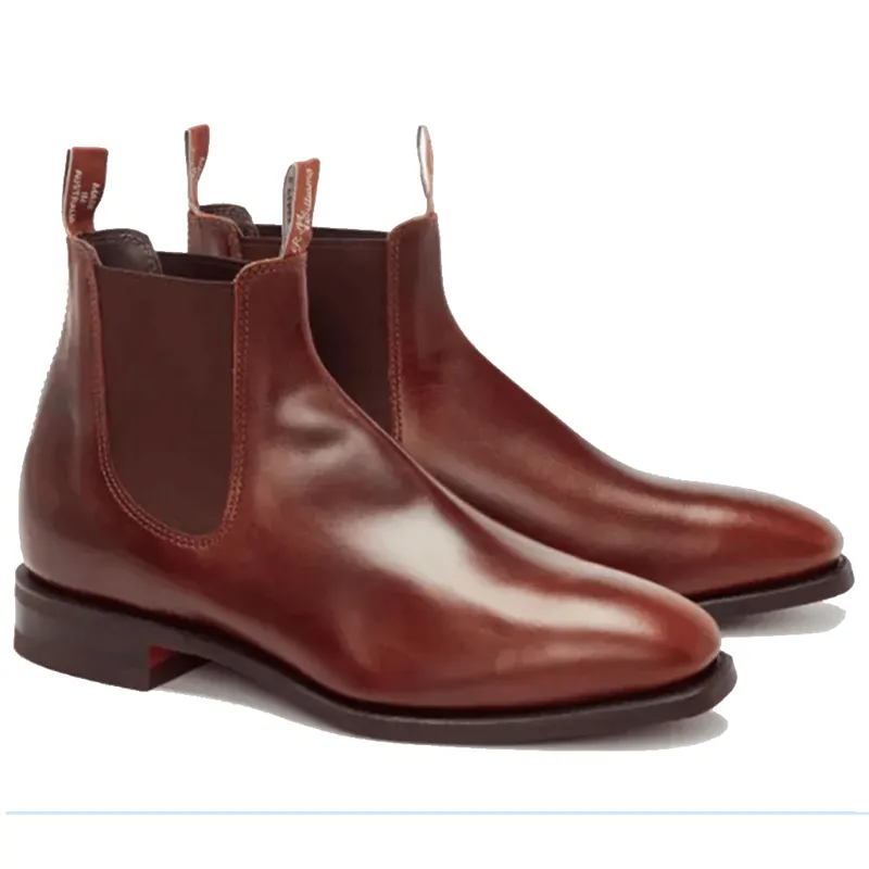 RM Williams Comfort Craftsman Boots Mid Brown-1