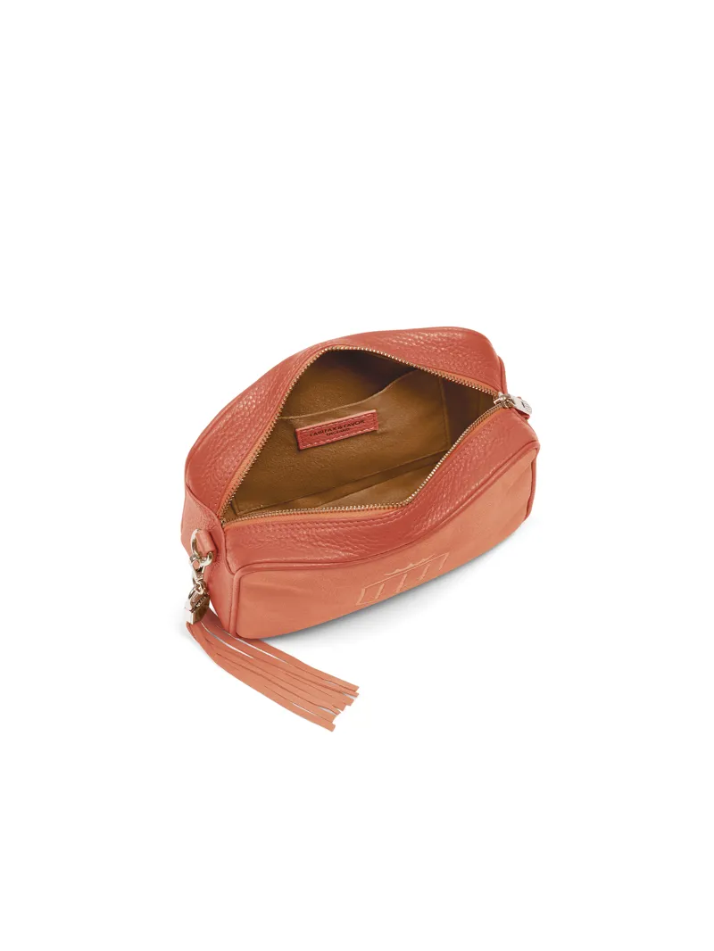 Fairfax and Favor Finsbury Cross Body Bag Melon Suede-3
