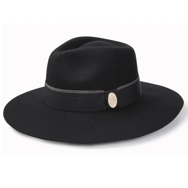 Hicks and Brown Oxley Fedora Black