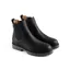 Fairfax and Favor Shearling Lined Boudica Ankle Boot Black Leather