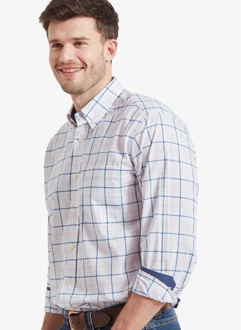 Schoffel Polstead Classic Shirt  Navy/Blue/Pink-2