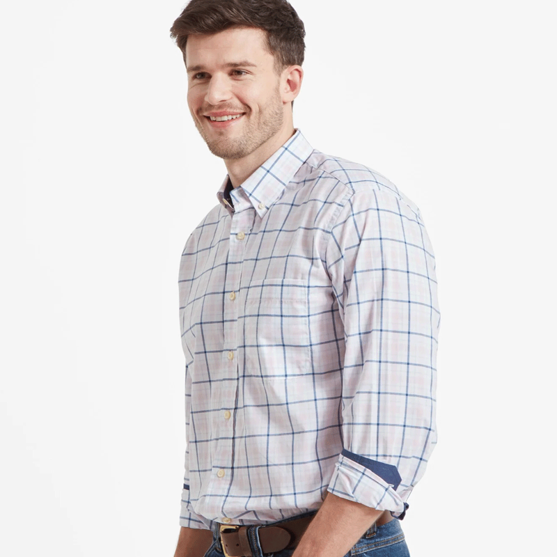 Schoffel Polstead Classic Shirt  Navy/Blue/Pink-1