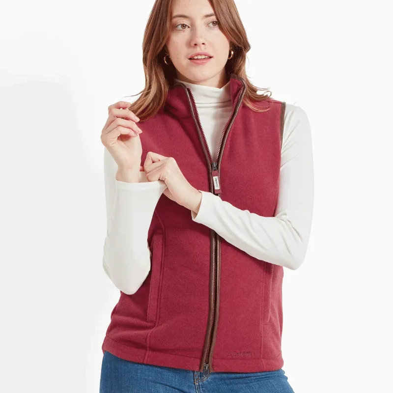 Schoffel Lyndon II Fleece Gilet Pomegranite-2