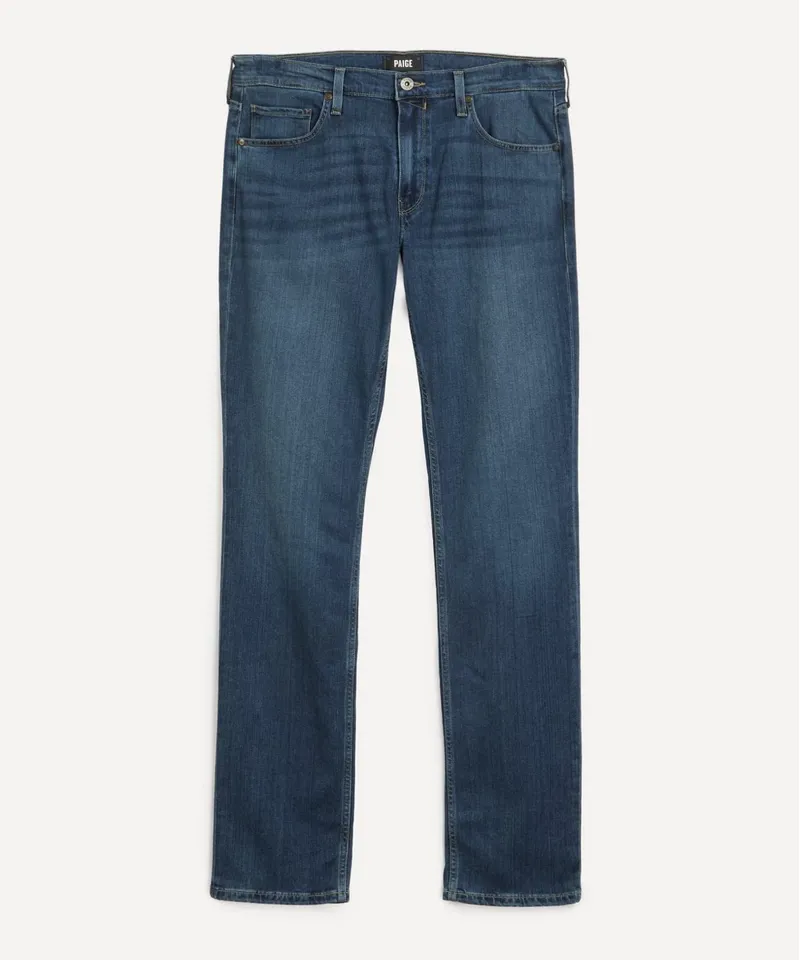 Paige Transcend Normandie Straight Fit Jeans Birch -1