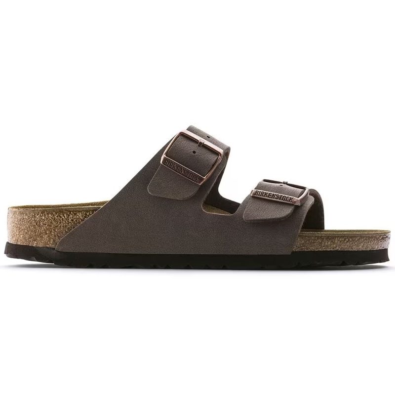 Birkenstock Ladies Arizona Birko-Flor Nubuck Mocca-2