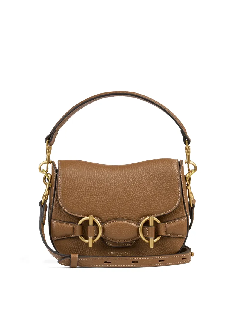 Fairfax and Favor Connie Top Handle Handbag in Tan Leather-1