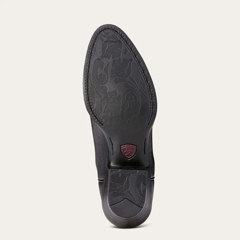 Ariat Heritage Western R Toe Boot Black Deertan-2