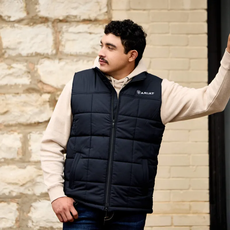 Ariat Mens Cirus Insulated Vest in Black-4