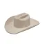 Ariat ADT Western 3X Wool Hat with Buckle in Bone