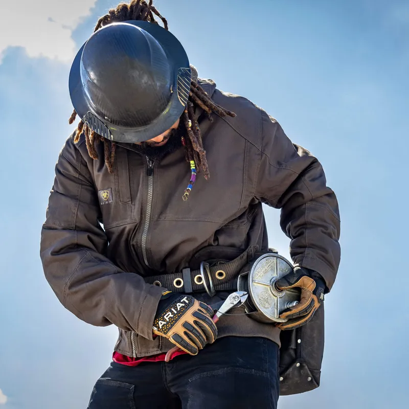 Ariat Mens Rebar DuraCanvas Jacket in Wren-6