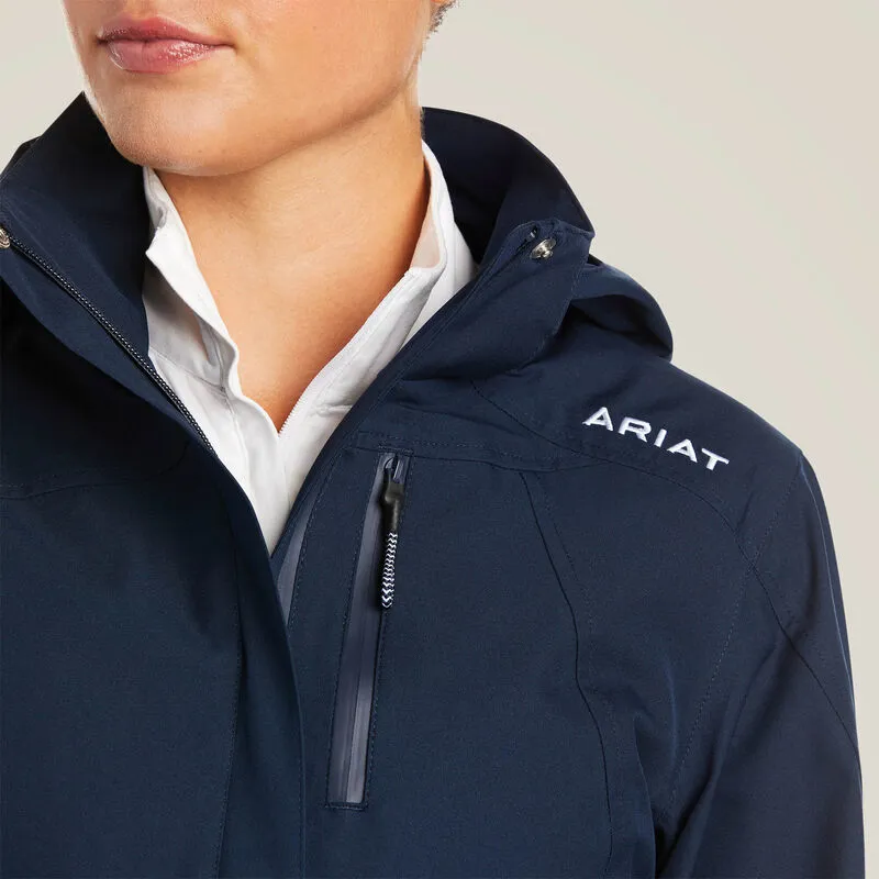 Ariat Coastal Waterproof Jacket Navy-1