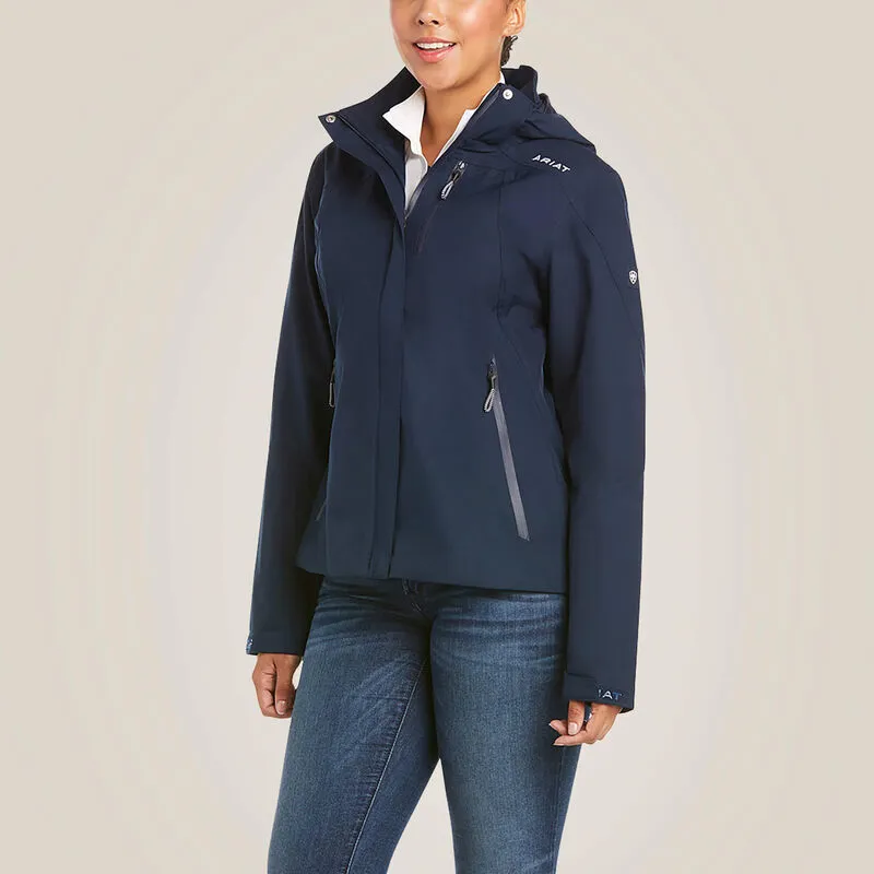 Ariat Coastal Waterproof Jacket Navy-4