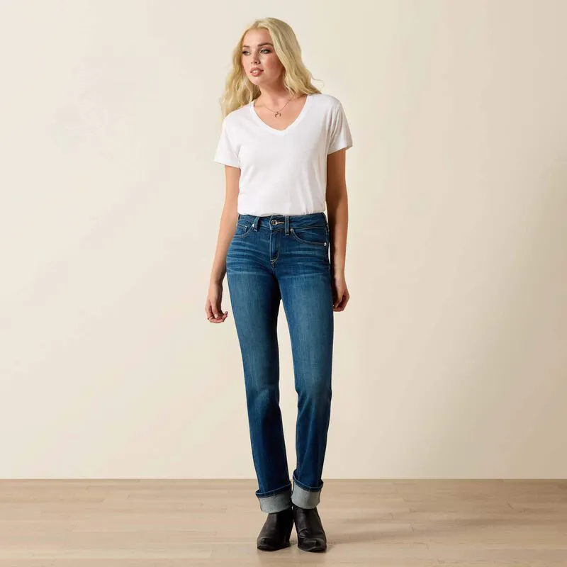 Ariat R.E.A.L. Perfect Rise Abby Straight Jeans Mackenzie-4