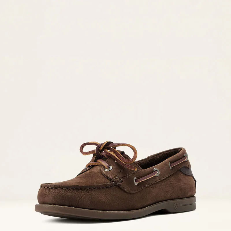 Ariat Antigua Boat Shoes Chocolate Brown-2