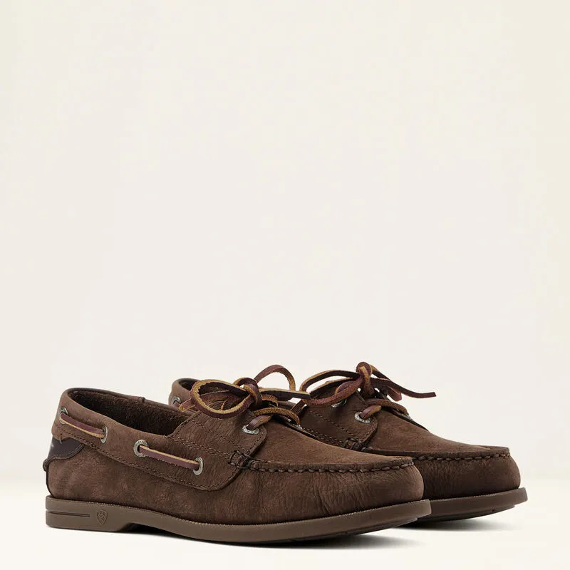 Ariat Antigua Boat Shoes Chocolate Brown-1