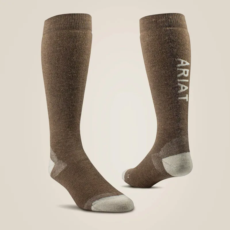 Ariat Country Performance Merino Socks Earth