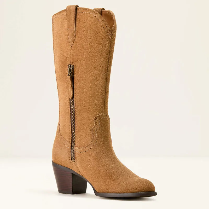 Ariat Addison Boots Carmel Suede-3