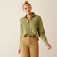 Ariat Pocklington Blouse Oil Green