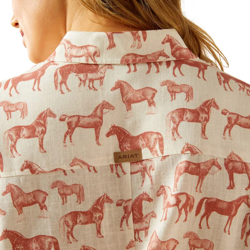 Ariat Rudford Shirt Blushing Horse-2