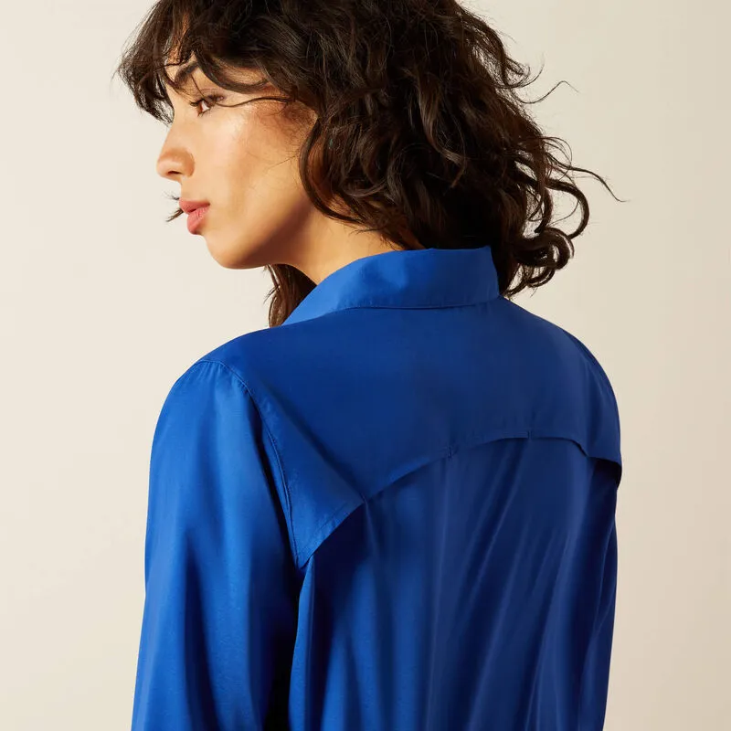 Ariat VentTEK Long Sleeve Shirt Mazarine Blue-1