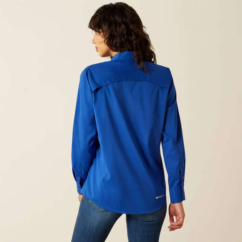 Ariat VentTEK Long Sleeve Shirt Mazarine Blue-4