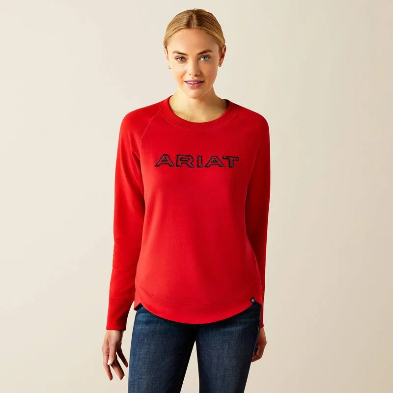 Ariat Benicia Team Sweatshirt Red