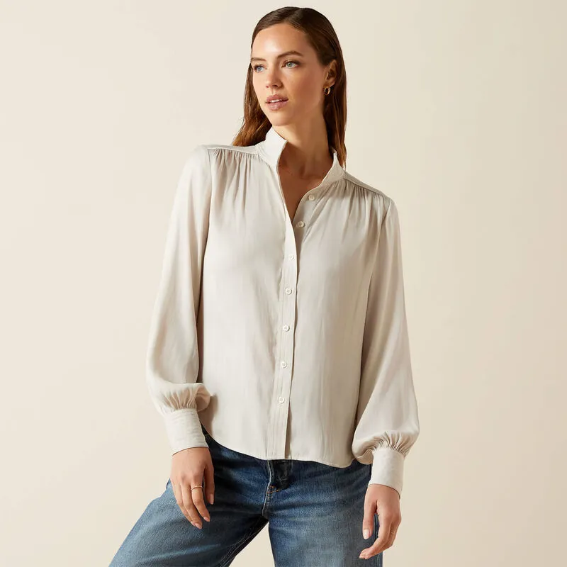 Ariat Osney Blouse White Alyssum