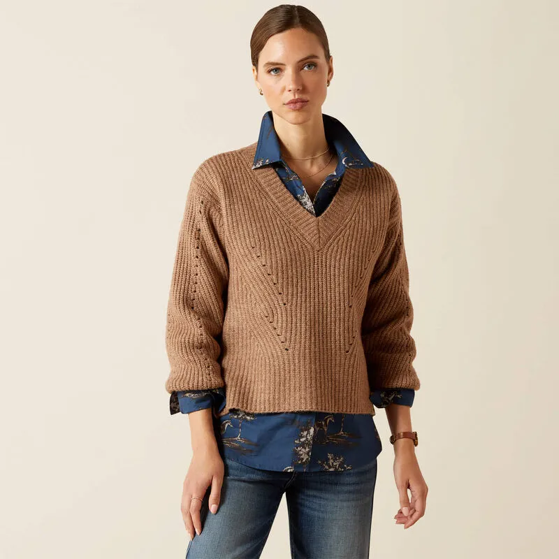 Ariat Blaydon Sweater Woodsmoke Heather