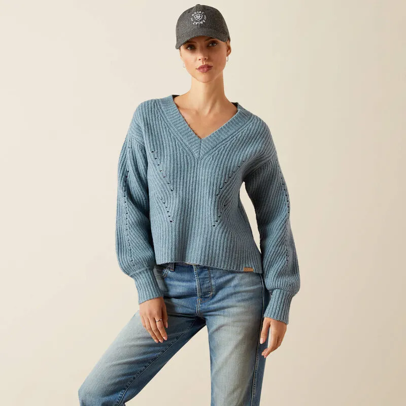 Ariat Blaydon Sweater Spring Lake Heather