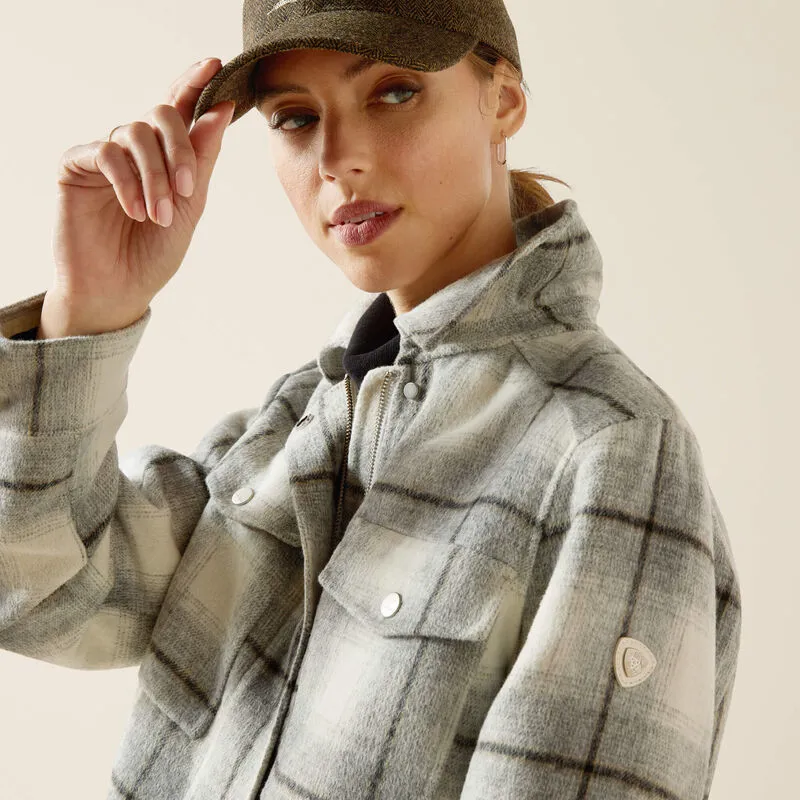 Ariat Warrington Jacket Grey Plaid-1