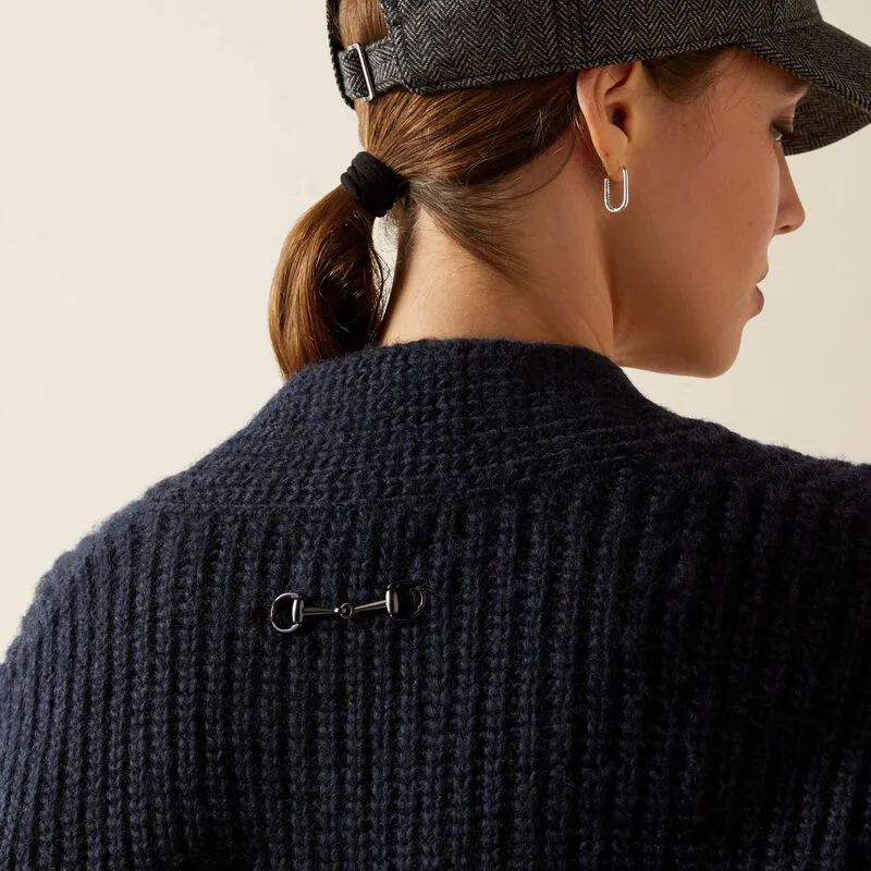 Ariat Arley Sweater Navy Cream Stripe-1