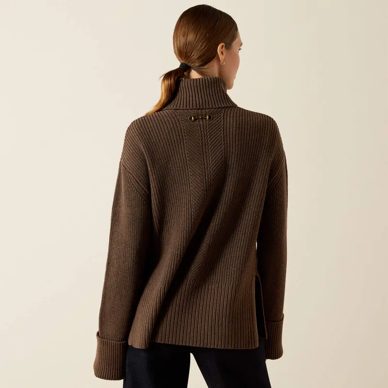 Ariat Lendal Sweater Coffee Bean Heather-3