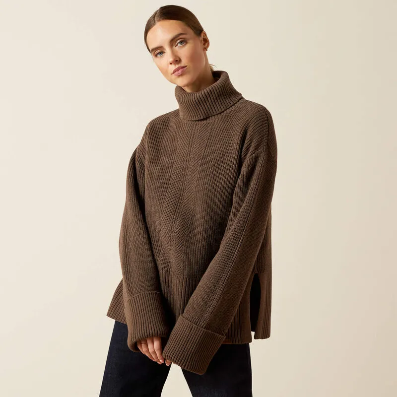 Ariat Lendal Sweater Coffee Bean Heather