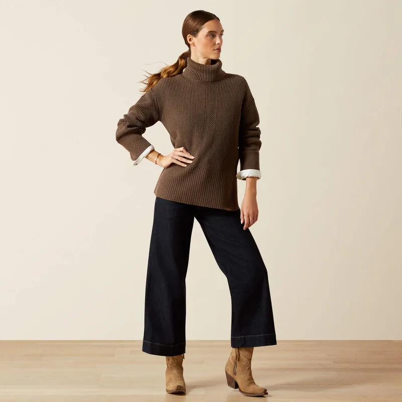 Ariat Lendal Sweater Coffee Bean Heather-4