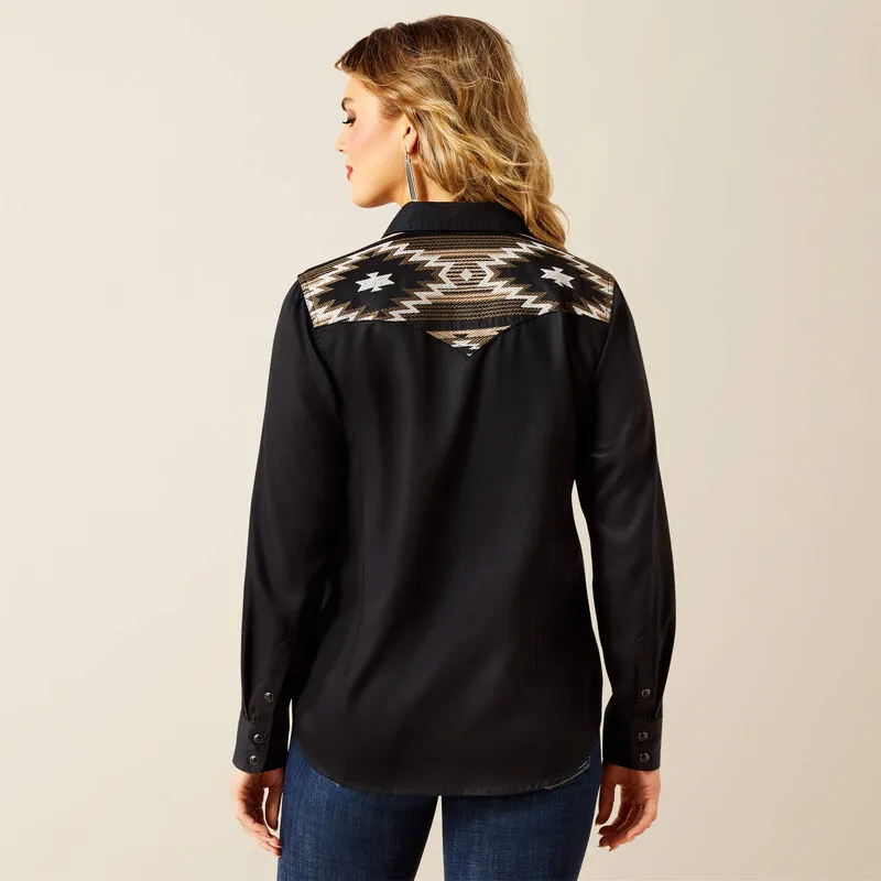 Ariat Dawn Western Shirt Black-2