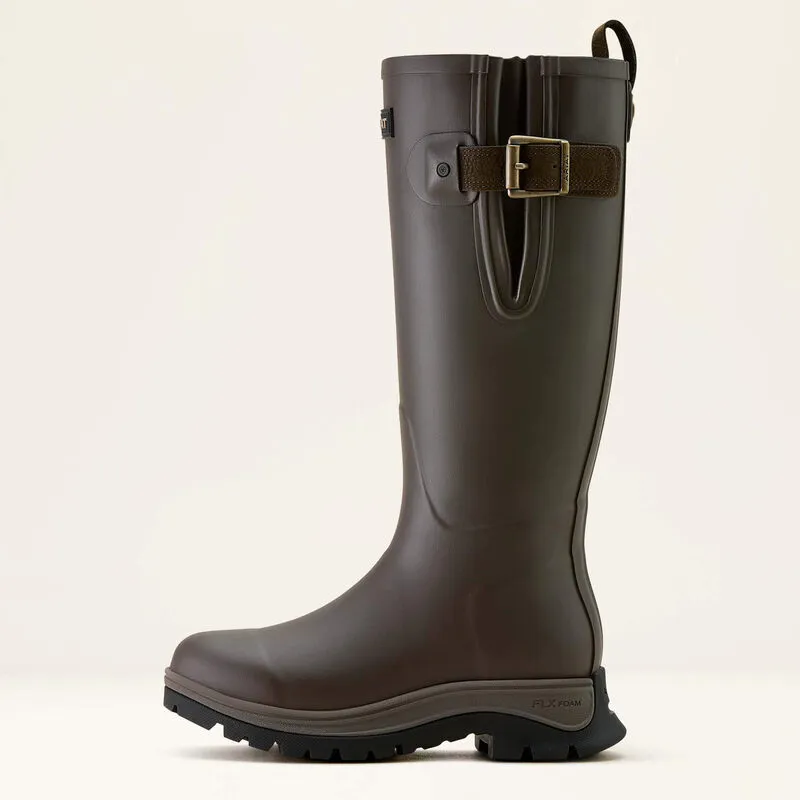 Ariat Woodstock Ladies Rubber Boot Bracken Brown-3