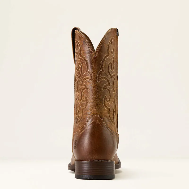 Ariat Bodie Square Toe Western Boot in Honey Tan-4
